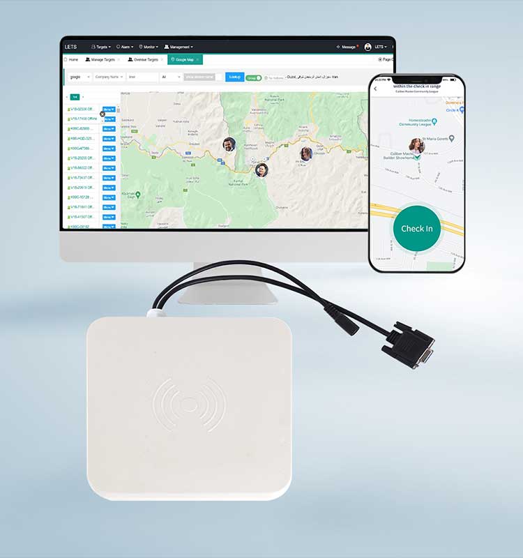 Leitor RFID de longo alcance